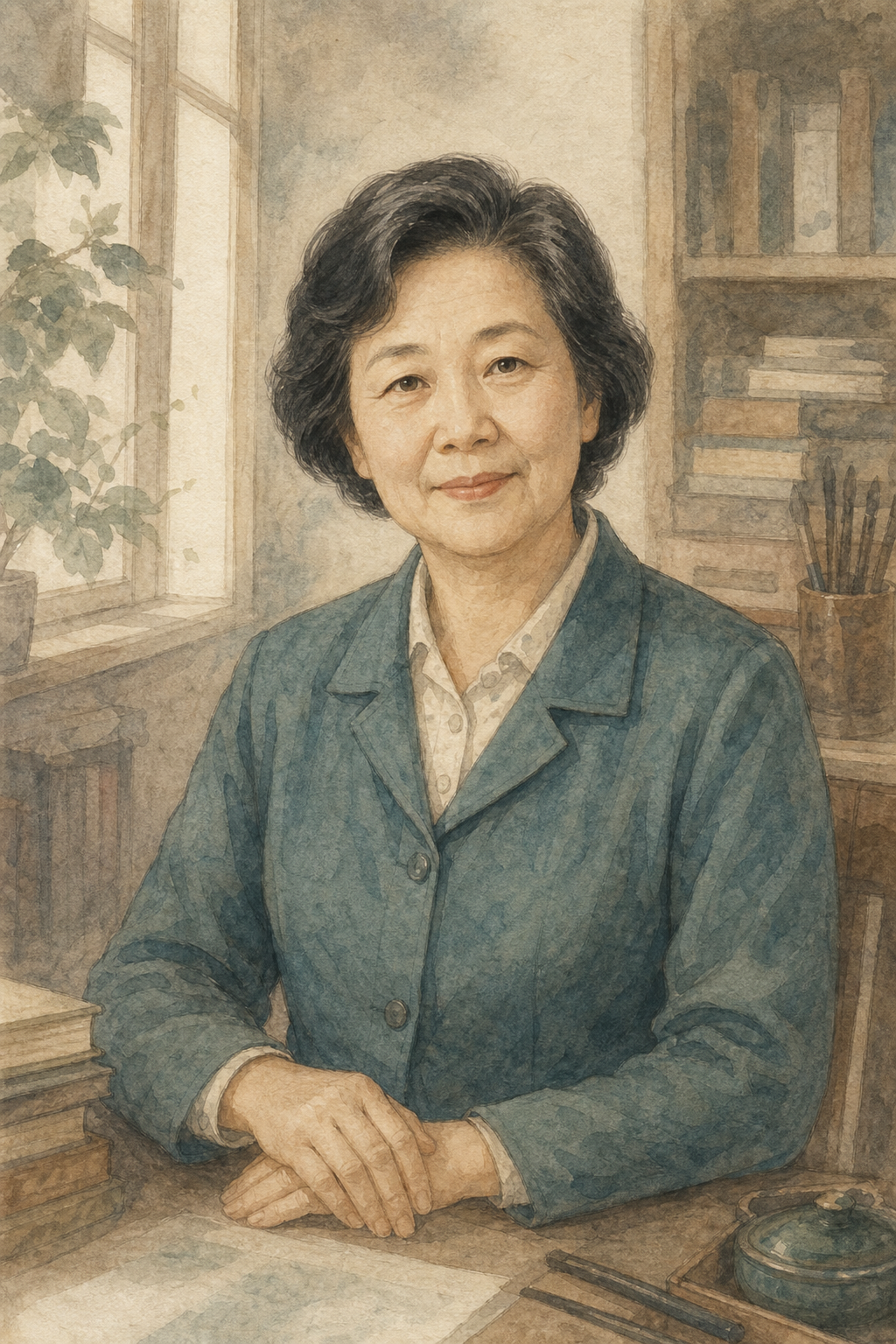 陈国月人物插画